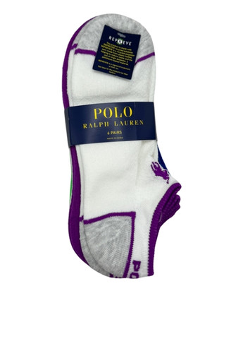 Комбинированные носки (6 пар) Ralph Lauren однотонные (286577820)