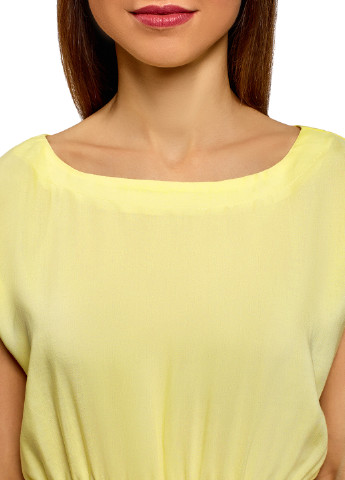 Жовта літня блуза Oodji