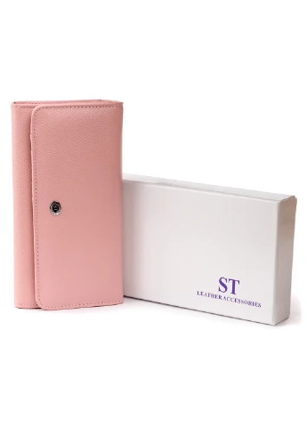 Жіночий шкіряний гаманець 18,5х9,5х2,5 см st leather (252131836)