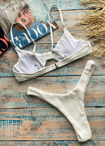 Білий літній роздільний купальник (ліф, трусики) роздільний NOVA VEGA