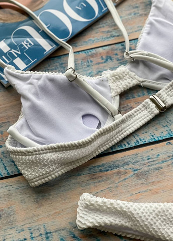 Білий літній роздільний купальник (ліф, трусики) роздільний NOVA VEGA