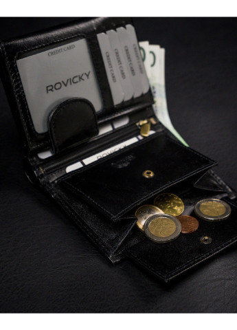 Кошелек мужской кожаный 1502-03-BOR Rovicky (254314513)