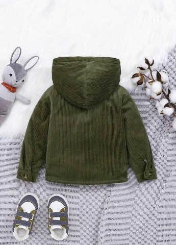Оливкова (хакі) демісезонна куртка SHEIN