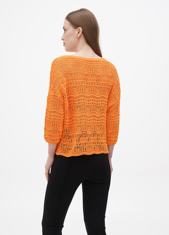 Помаранчевий літній пуловер пуловер Comma