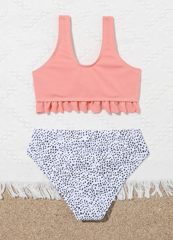 Комбінований літній купальник (ліф, трусики) топ, роздільний SHEIN