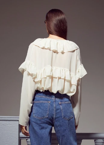 Бежевая блуза H&M