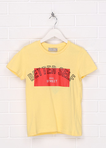 Жовта літня футболка Glo-Story