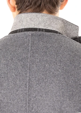 Сіре демісезонне Пальто однобортне DKNY