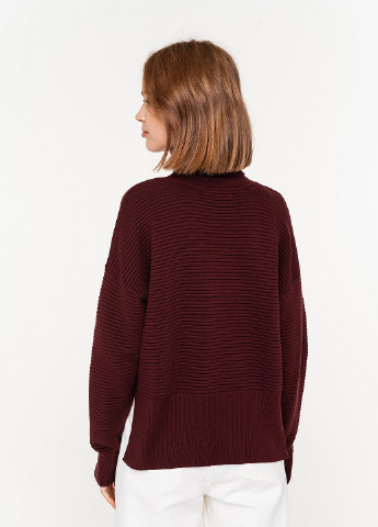 Темно-бордовый демисезонный свитер befree