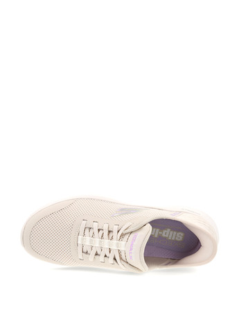 Бежеві літні кросівки Skechers SLIP-INS: GO WALK FLEX - GRAND ENTRY