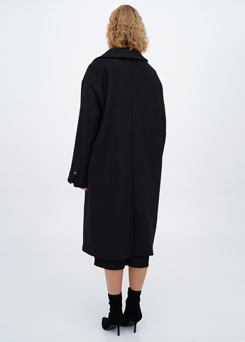 Чорне демісезонне Пальто однобортне H&M