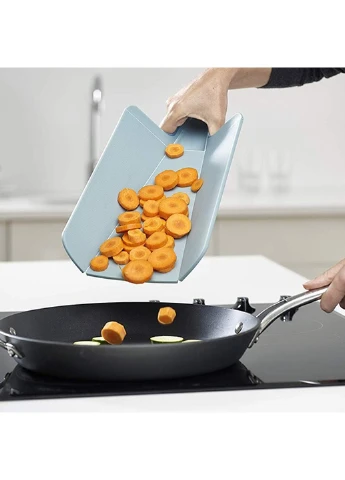 Отделочная доска Chop2Pot Plus Large складная, голубая Joseph Joseph (255277668)