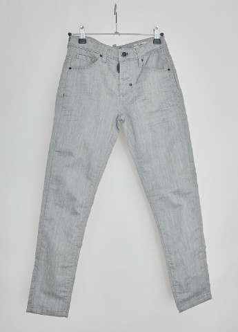 Серые демисезонные зауженные джинсы Antony Morato