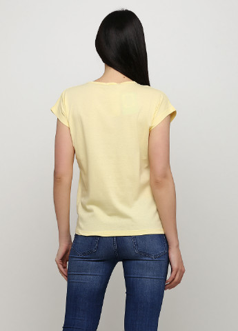 Світло-жовта літня футболка London Look