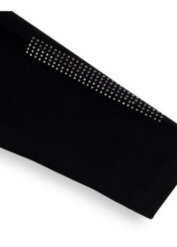 Черный летний костюм десткий с надписью "love" из пайеток (8307-134g-pink) Breeze