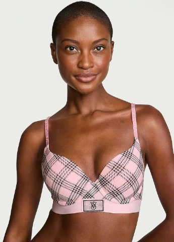 Рожевий демісезонний комплект (бюстгальтер, трусики) Victoria's Secret