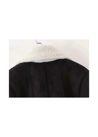 Дублянка жіноча укорочена зі штучної замші чорна Suede Berni Fashion 59294 (243337281)