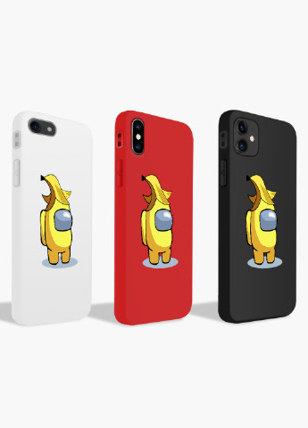 Чохол силіконовий Apple Iphone 8 plus Амонг Ас Жовтий (Among Us Yellow) (6154-2416) MobiPrint (219565656)