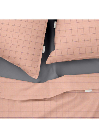 Комплект семейного постельного белья на резинке Cell Ashrose Graphite 2х160х220 см (4822052083086) Cosas (252029530)