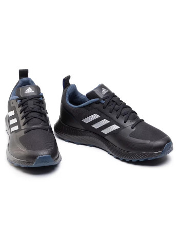 Черные демисезонные мужские кроссовки adidas RUNFALCON 2.0