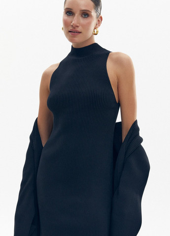 Черный демисезонный кардиган Gepur