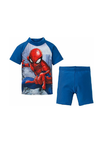 Синий летний купальный костюм Marvel