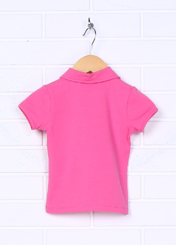Розовая детская футболка-поло Liu-Jo