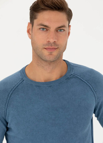 Синий демисезонный джемпер джемпер Pierre Cardin