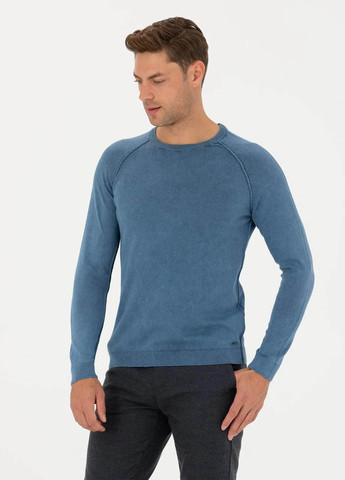 Синий демисезонный джемпер джемпер Pierre Cardin