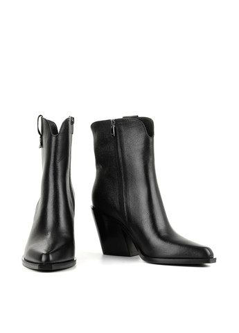 Чорні демісезонна ботільйони Le'BERDES