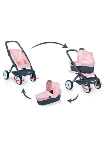 Коляска для кукол Maxi-Cosi & Quinny 3 в 1 Софт со съемной люлькой Smoby (252244786)