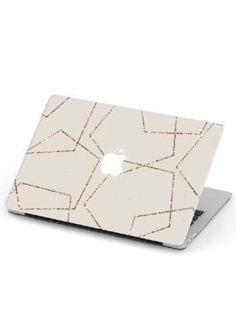 Чехол пластиковый для Apple MacBook Pro 13 A1706 / A1708 / A1989 / A2159 / A1988 Бежевые фигуры (9648-2344) MobiPrint (218867812)