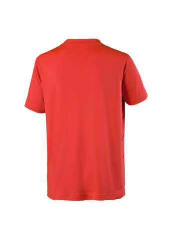 Червона демісезонна дитяча футболка ftblplay graphic shirt jr Puma