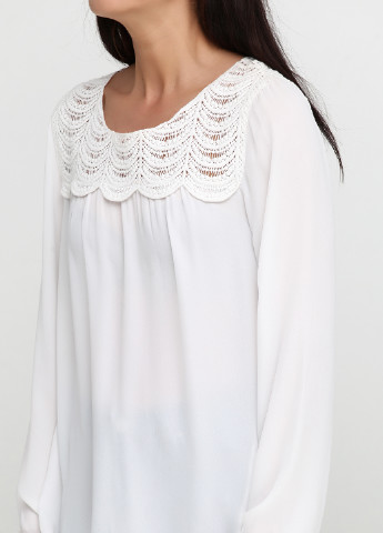 Біла демісезонна блуза Ichi
