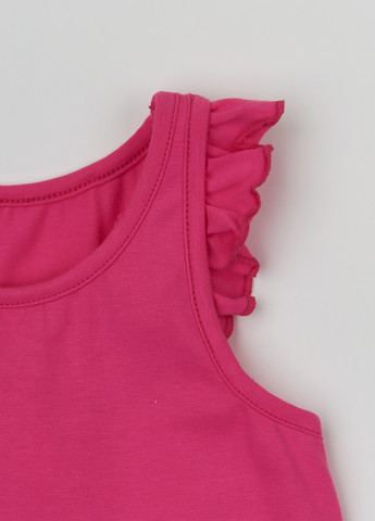 Малиновий літній комплект (туніка, легінси) Ляля