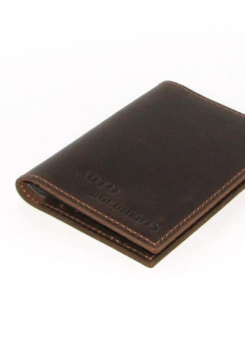Обложка для автодокументов DNK Auto H col.F коричневая DNK Leather (253933073)
