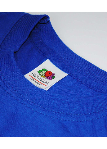 Синяя футболка Fruit of the Loom Original T