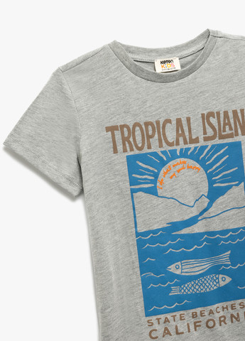 Сіра літня футболка KOTON