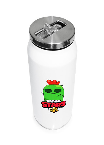 Термобанка Спайк Бравл Старс (Spike Brawl Stars) (31091-1013) термокружка MobiPrint (218988320)