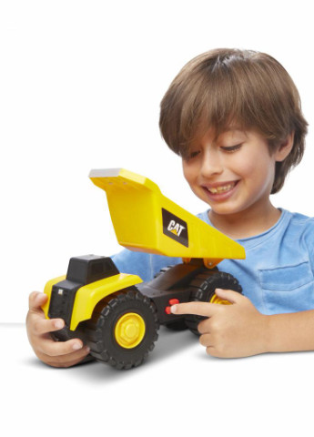 Спецтехніка CAT Міцні помічники Самоскид зі світлом та звуком 25 см (82285) Funrise (254073698)