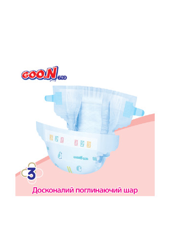 Подгузники Plus для детей 4-8 кг, размер S (50 шт.) Goo.N (253483872)