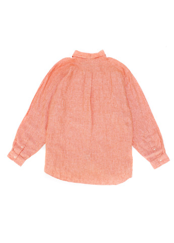 Оранжевая кэжуал рубашка меланж Ralph Lauren