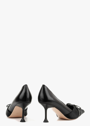 Le'BERDES Туфлі туфлі-човники чорний з натуральна шкіра, натуральне хутро, україна — демісезон (322088028)