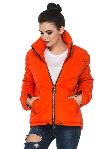 Оранжевая демисезонная куртка Кариант