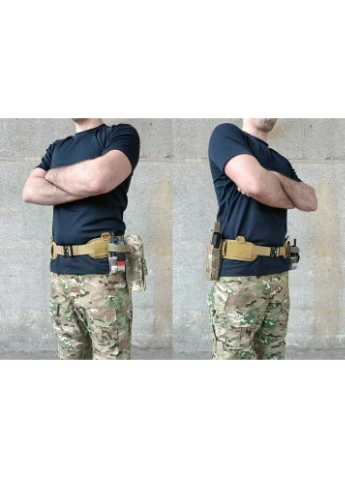 Разгрузочный тактический пояс РПС с креплением MOLLE койот (варбелт, warbelt) EF-YT-35-K EasyFit (255295489)