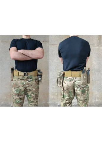 Разгрузочный тактический пояс РПС с креплением MOLLE койот (варбелт, warbelt) EF-YT-35-K EasyFit (255295489)