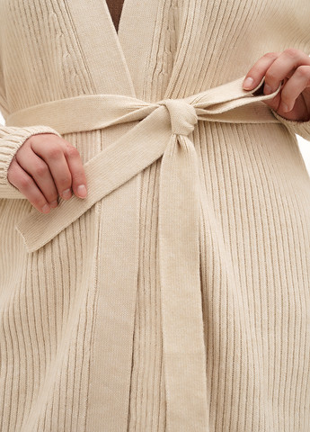 Светло-бежевый демисезонный кардиган H&M