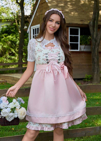 Рожева святковий, кежуал сукня SHEIN з квітковим принтом