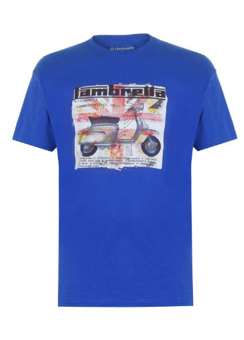 Синяя футболка Lambretta