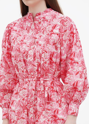 Розовое кэжуал платье Boden с рисунком